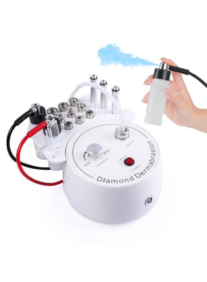 IeBilif Diamond Microdermabrasion Dermabrasion Machine Professional for Blackhead Removal 3 in 1 Diamond Microdermabrasion Machine with Vacuum Spray Home Use Facial Skin Care Dermabrasion Kit - Image 1