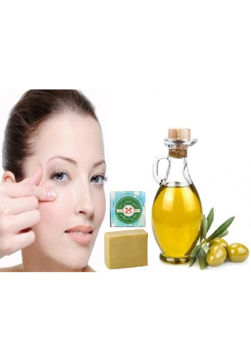 Generic Odorless Handmade 100% Pure Natural and Vegan Moisturizing Olive Oil Nabulsi Bar Soap Suitable For Bath, Body, Face, Hands and Hair Free Of Fragrance  - Image 1