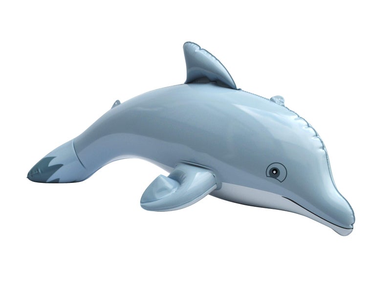 Jet Creations Inflatable Aquatic Animal Dolphin, Pack of 4, 20 inches Long Toys for Kids 3 Year and up, Decoration with Hangers (2) per Dolphin, 1 Pack - Image 4