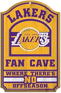 WinCraft WinCraft NBA Los Angeles Lakers 38393012 Wood Sign, 11" x 17", Black - Image 1