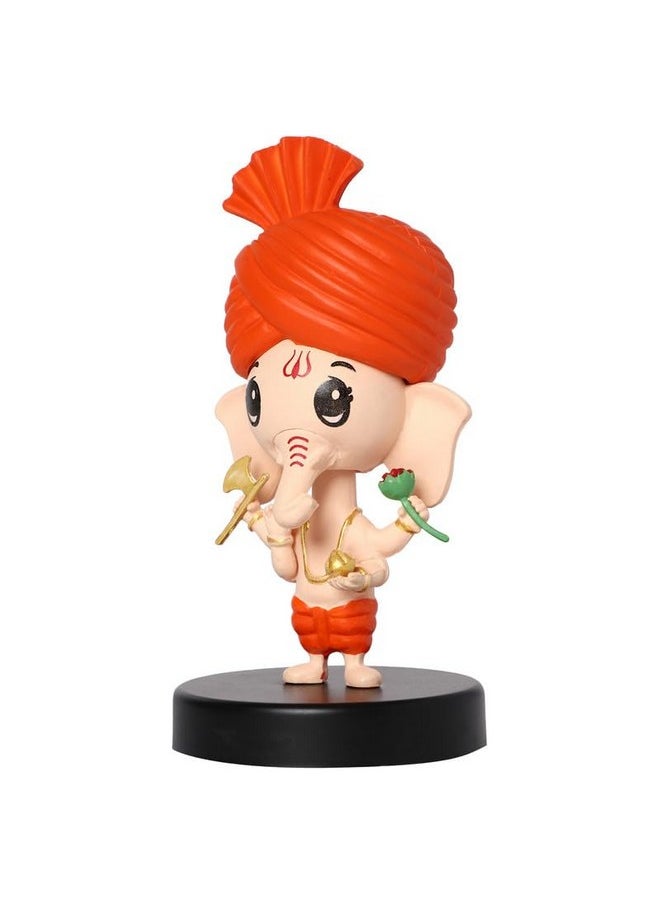 TechPro Techpro Super Hero Action Figure Limited Edition Bobblehead with Mobile Holder for Car Dashboard, Office Desk & Study Table- (Ganesh)  - Image 2