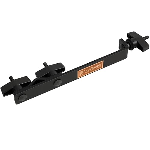 TreeWorks Chimes Bar Mounting Clamp and Chime Holding Bracket — Made in U.S.A. — Fits Any Stand, Steel (TRE52) - Image 1