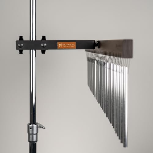 TreeWorks Chimes Bar Mounting Clamp and Chime Holding Bracket — Made in U.S.A. — Fits Any Stand, Steel (TRE52) - Image 4