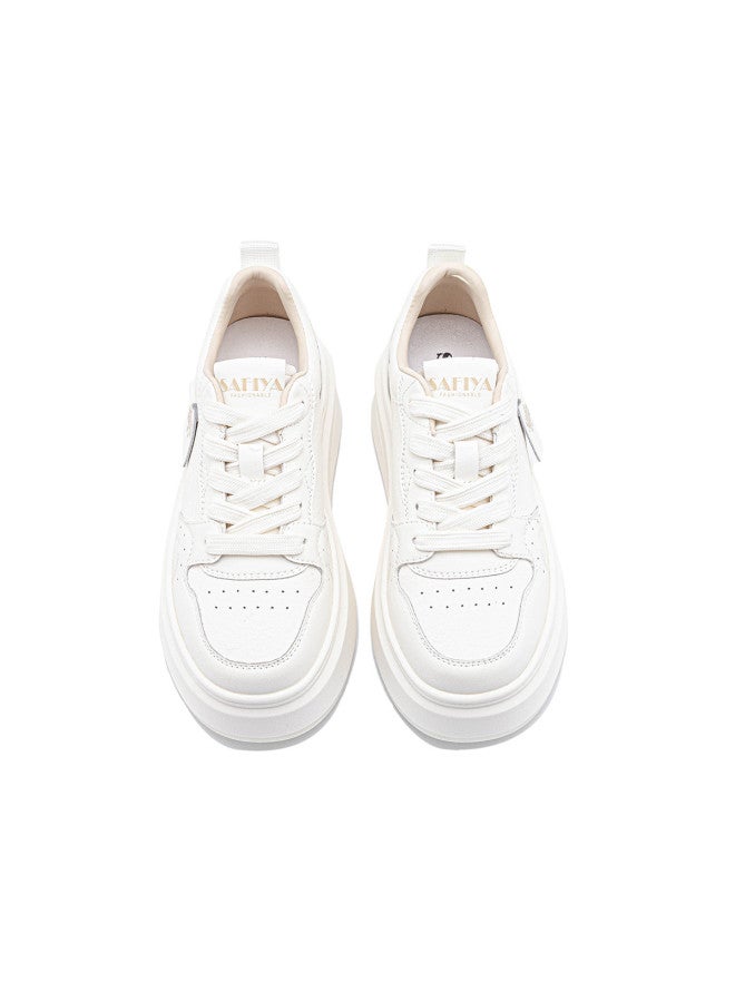 SAFIYA Cm Height】saturday's Women's Canvas Shoes 2025 Spring New Versatile Chunky Sole Sneakers - Image 4
