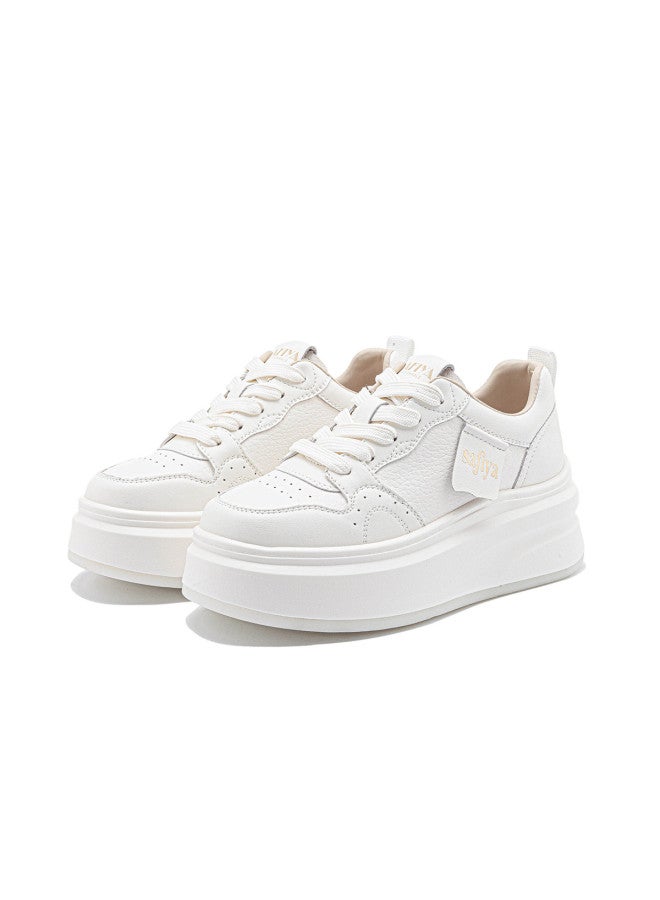 SAFIYA Cm Height】saturday's Women's Canvas Shoes 2025 Spring New Versatile Chunky Sole Sneakers - Image 5