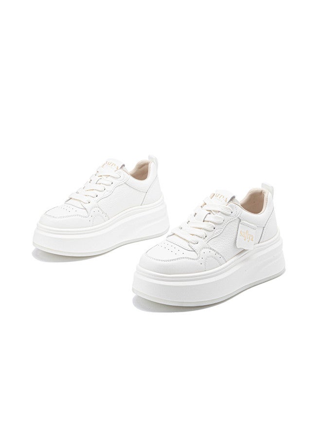 SAFIYA Cm Height】saturday's Women's Canvas Shoes 2025 Spring New Versatile Chunky Sole Sneakers - Image 2