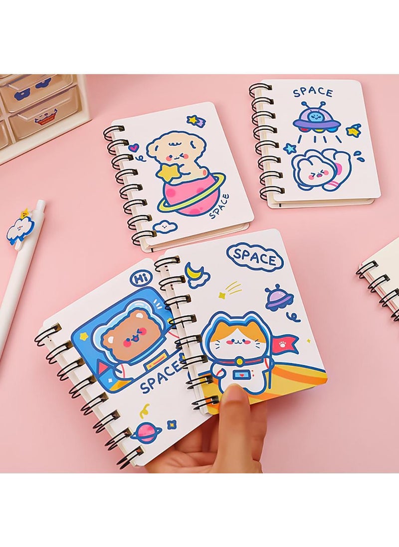 Mini Cute Animal Cartoon Pocket Notebook Set - Pack of 4, 3x4 Spiral Portable Notepads with Blank and Lined Paper, Including Inner Mini Journal Notepad A7 - pzsku/Z5B9DCB40F49567D34FF9Z/45/_/1705632523/166f694b-b374-4268-8bf0-a88e0af01473