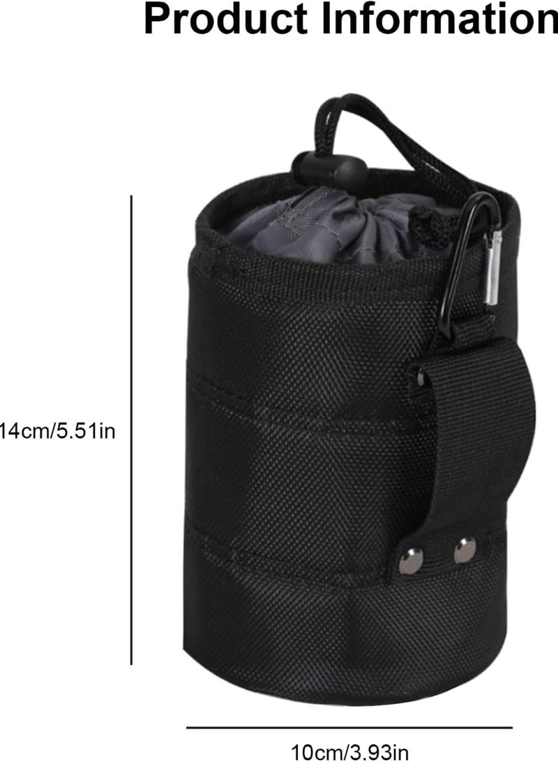 GGOOT Oxford Cloth Tighten Tool Cylinder Nails Screw Storage Bag with Multiple Compartment for Nails Hardware  - Image 3