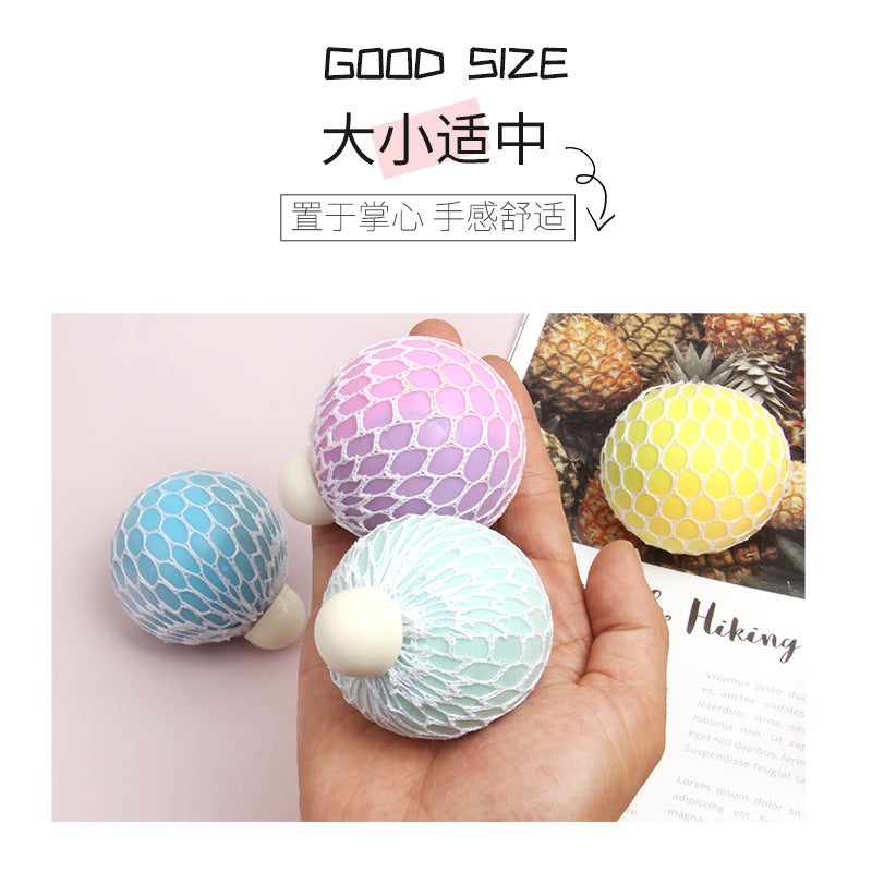 Creative decompression color grape ball squeeze ball decompression kneading music trick vent ball trembles toy factory outlet - Image 5