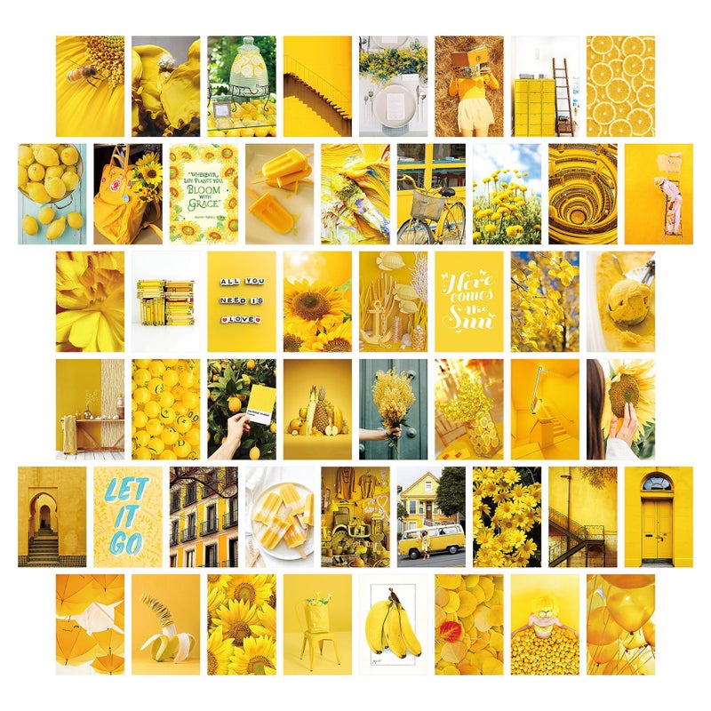 New 50 Posters Postcard Poster Decorative Painting Color Aesthetic Postcard Card - Image 4