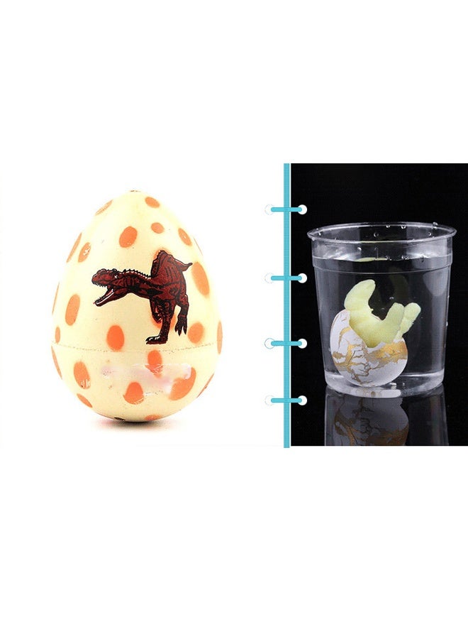 الديناصور والتنين والبيض المزروع مجموعة - 12 قطعة من البيض المزروع السحري - قابلة للتوسع في الماء، 3x حجم النمو - لعبة العلوم التعليمية للأطفال في الأعمار 3+، هدايا عيد الميلاد ووقت الحمام المتعة - أرقام PVC متينة - Image 2