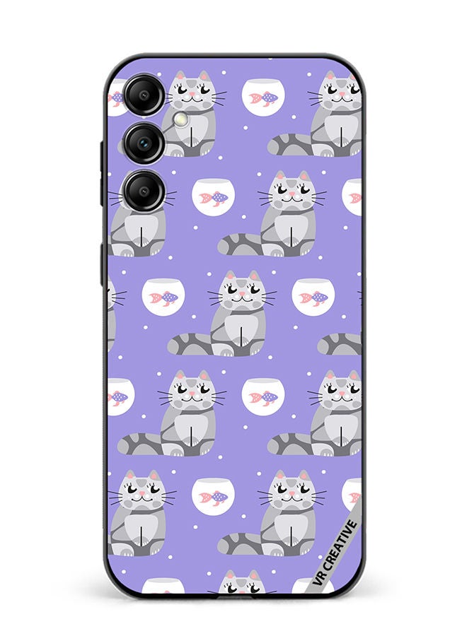 VR CREATIVE Protective Case Cover For Samsung Galaxy M54 Aquarium On Gently Lilac Speckled Design Multicolour - Image 1