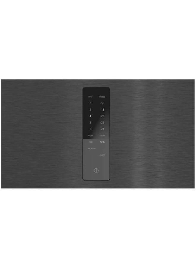 Siemens iQ500 Bottom Freezer 578L Brushed Black – KG76NCXE0M 578 L 100 W KG76NCXE0M black - Image 3