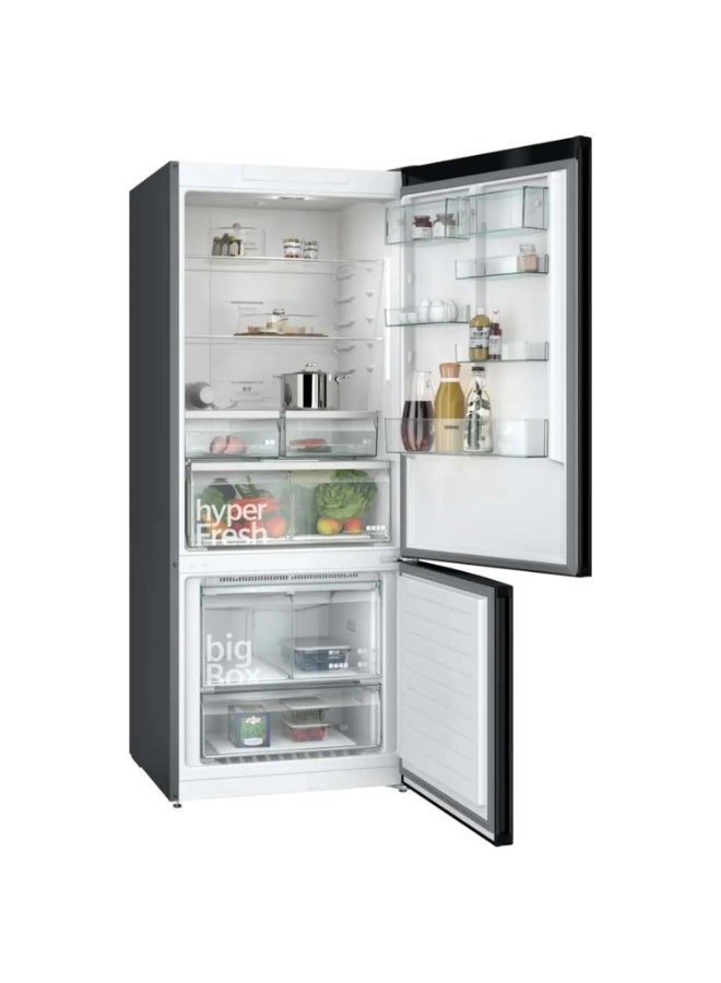 Siemens iQ500 Bottom Freezer 578L Brushed Black – KG76NCXE0M 578 L 100 W KG76NCXE0M black - Image 2