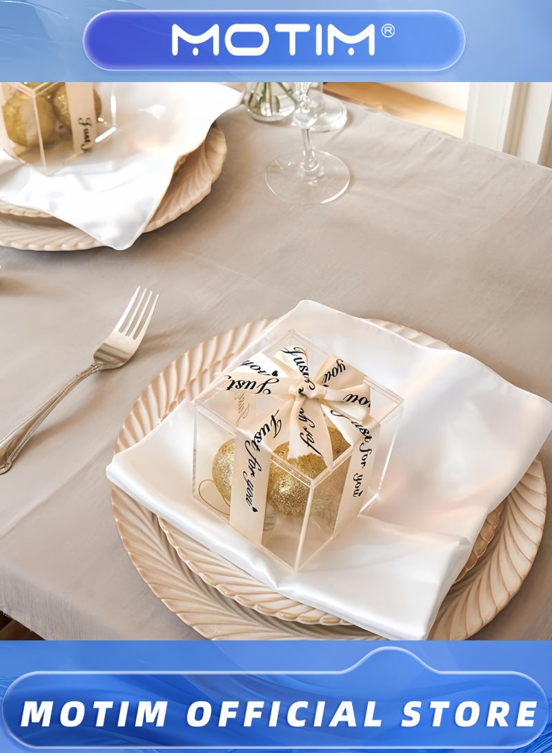 Motim 12-pack Cloth Napkins Premium Quality Cotton Washable Polyester Oversized Cloth Dinner Table Napkins - Image 2