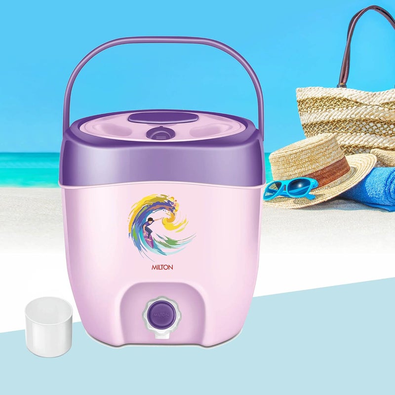 Milton Kool Seal Water Jug 6 Litre – Plastic Insulated Water Dispenser with PU Insulation, BPA Free, Food Grade, Keeps Water Cool for Long Hours, Easy to Carry – Purple - Image 3