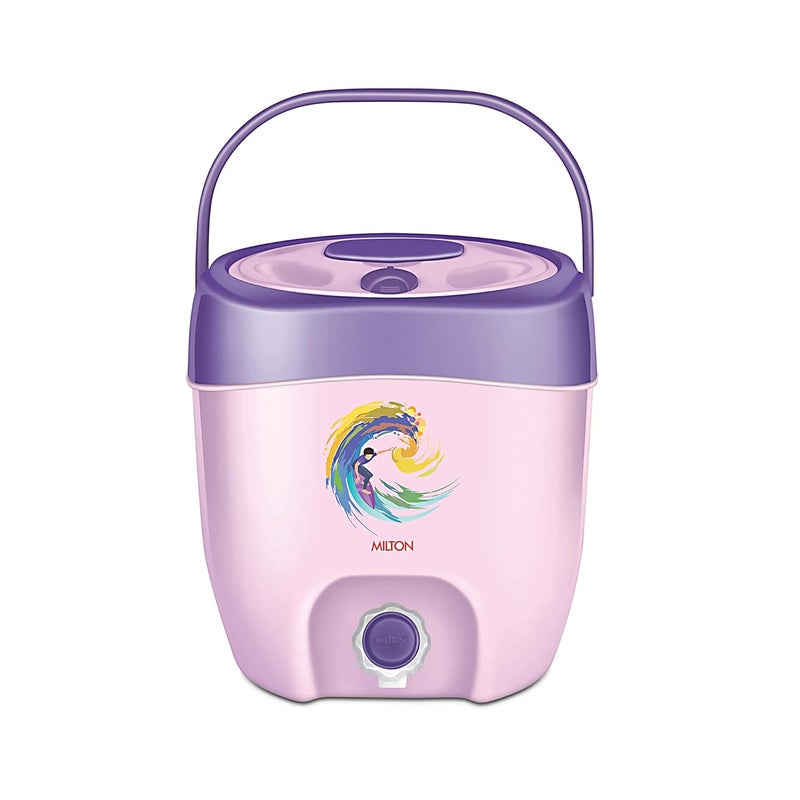 Milton Kool Seal Water Jug 6 Litre – Plastic Insulated Water Dispenser with PU Insulation, BPA Free, Food Grade, Keeps Water Cool for Long Hours, Easy to Carry – Purple - Image 1