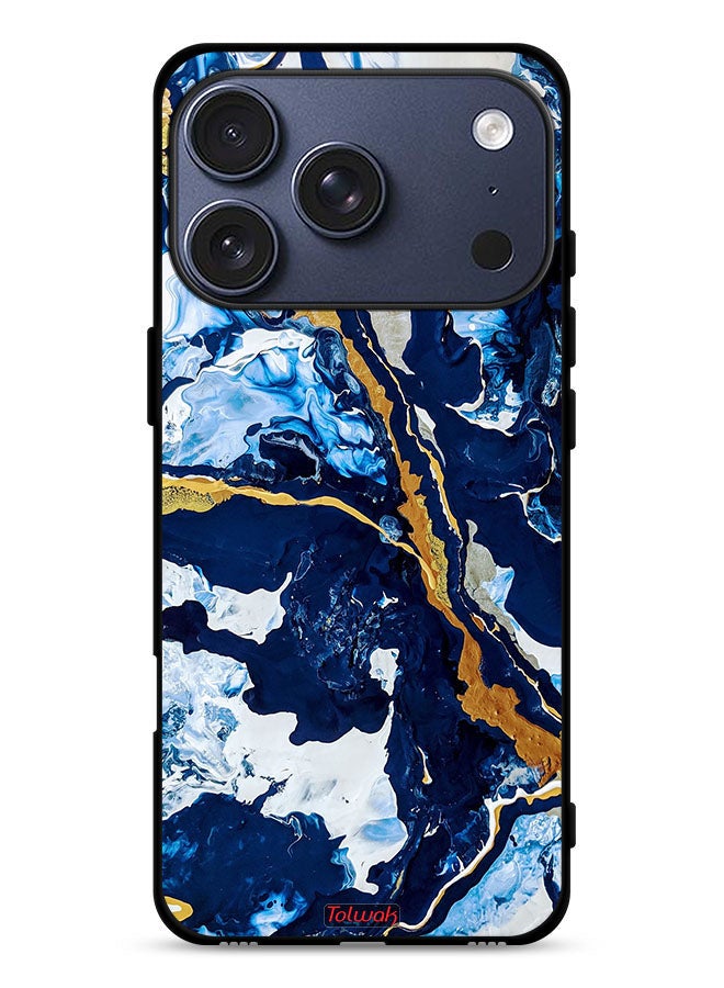 Tolwak Apple iPhone 17 Pro Protective Case Cover Glitch Texture Art - Image 1