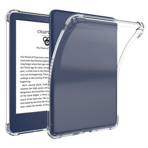 KXOYJAD Clear Case Compatible with Hanvon Clear 6, 6 Inch Kindle 2024 and iReader Neo 2 - Ultra Slim Soft TPU Transparent Cover, Lightweight and Durable Protection (Clear) - Image 1
