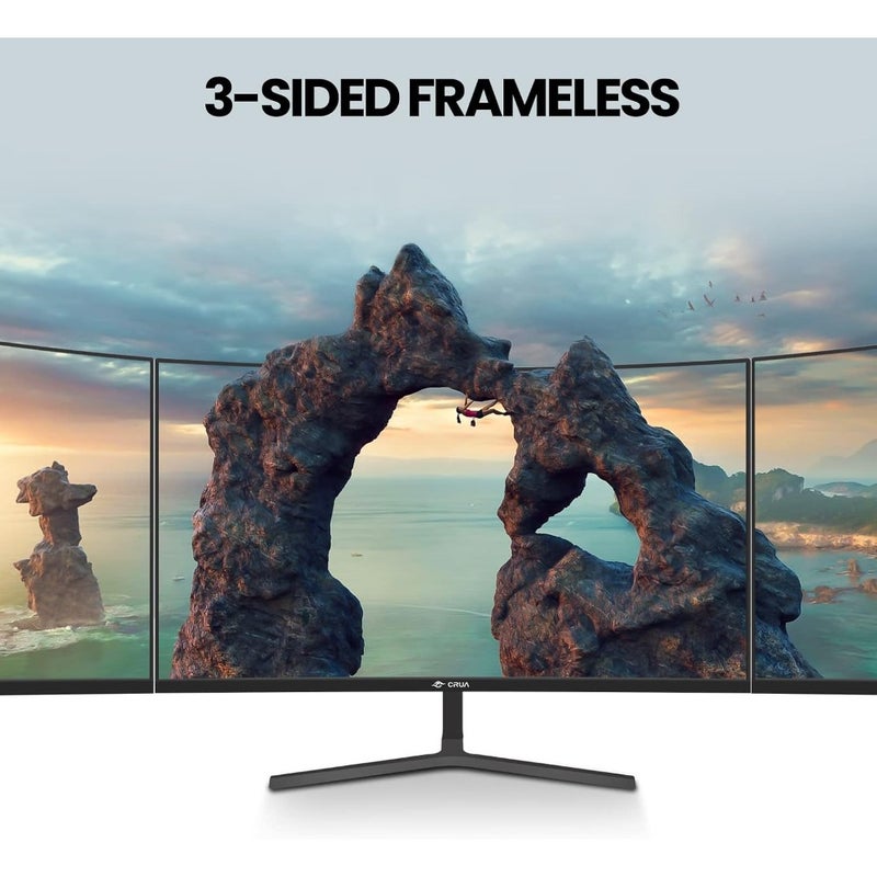 PC Monitor 100Hz FHD 1920x1080 Curved 2800R For Gaming and Office Use IPS Panel 300 Nits Brightness HDMI and DisplayPort Connectivity - Image 5