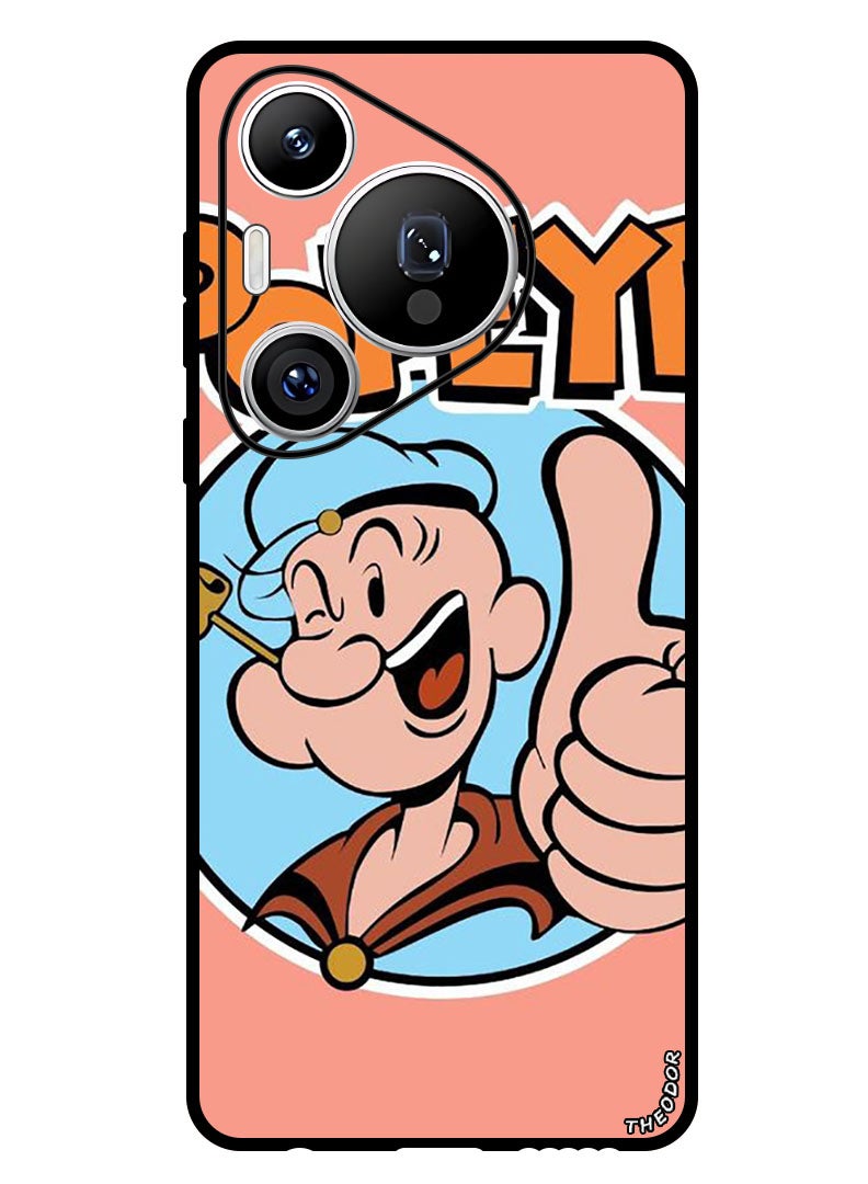 Theodor Protective Case Anti Scratch Shock Proof Bumper Cover For Huawei Pura 70 Popey Thumbs up - Image 1