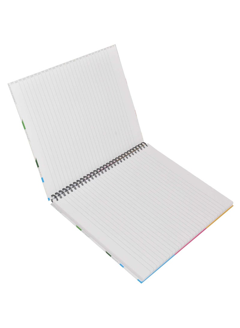 FIS LIGHT Pack of 5  Spiral Hard Cover Note Book 100 Sheets Size 10X8 Inches (25.4 X 20.32 Cm)  -LINBS1081001312 - Image 3