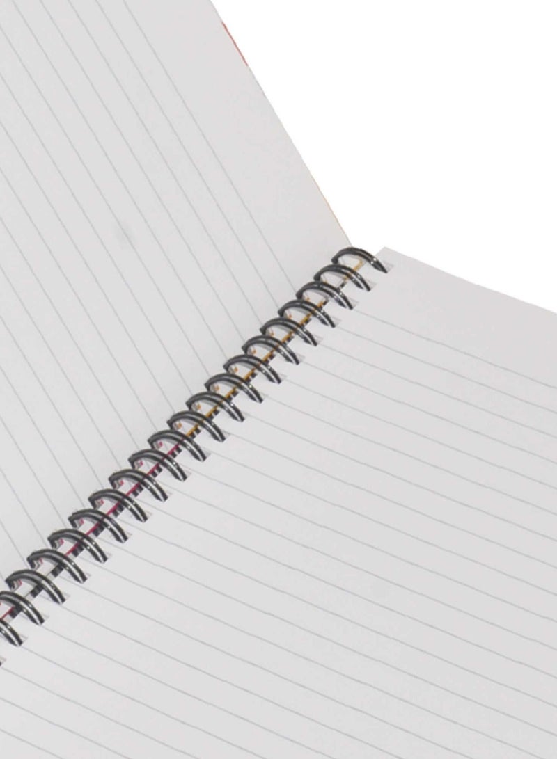 FIS LIGHT Pack of 5  Spiral Hard Cover Note Book 100 Sheets Size 10X8 Inches (25.4 X 20.32 Cm)  -LINBS1081001312 - Image 2