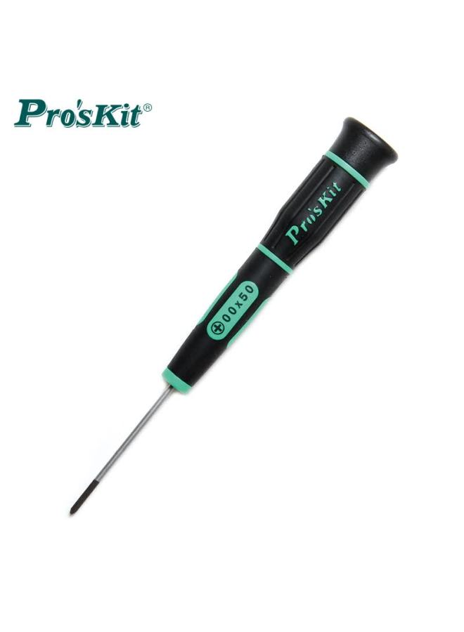 Pro'skit Sd-081-p2 Green And Black Precision Phillips Screwdriver #00*50mm - Image 1