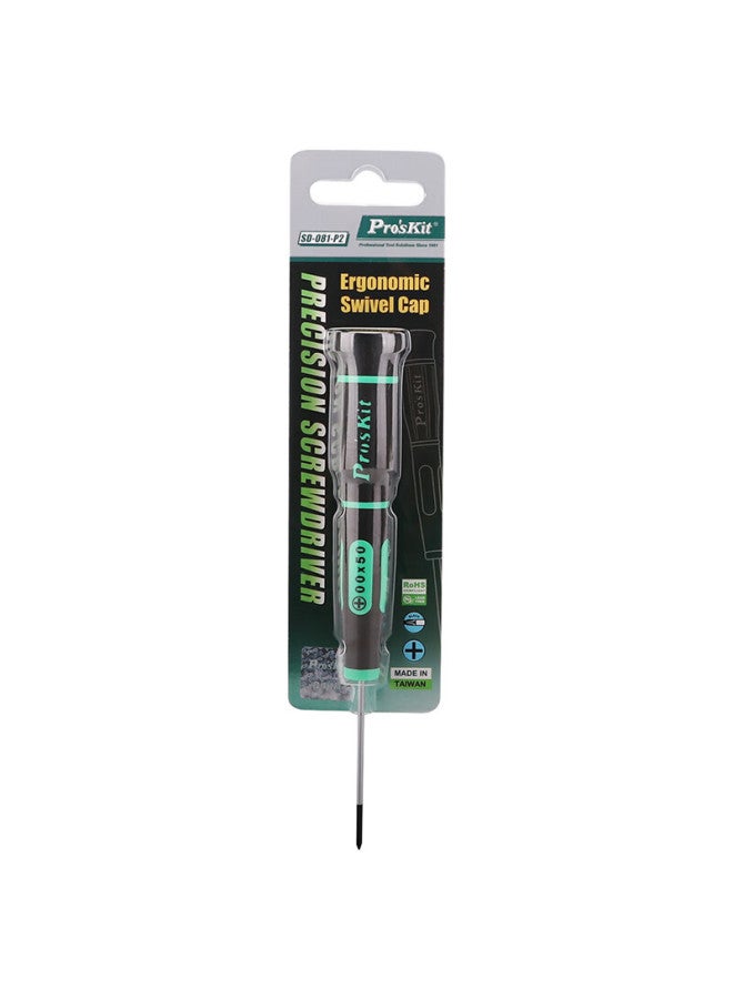 Pro'skit Sd-081-p2 Green And Black Precision Phillips Screwdriver #00*50mm - Image 4
