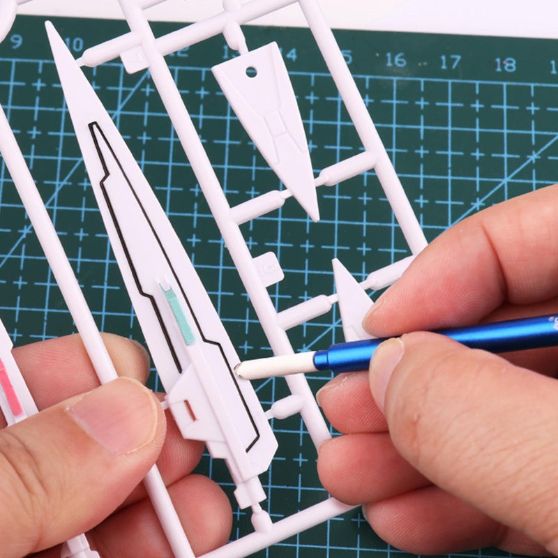 Blue Metal Polishing Stick Tool For Accurate Shading And Seamless Model Making - Image 3