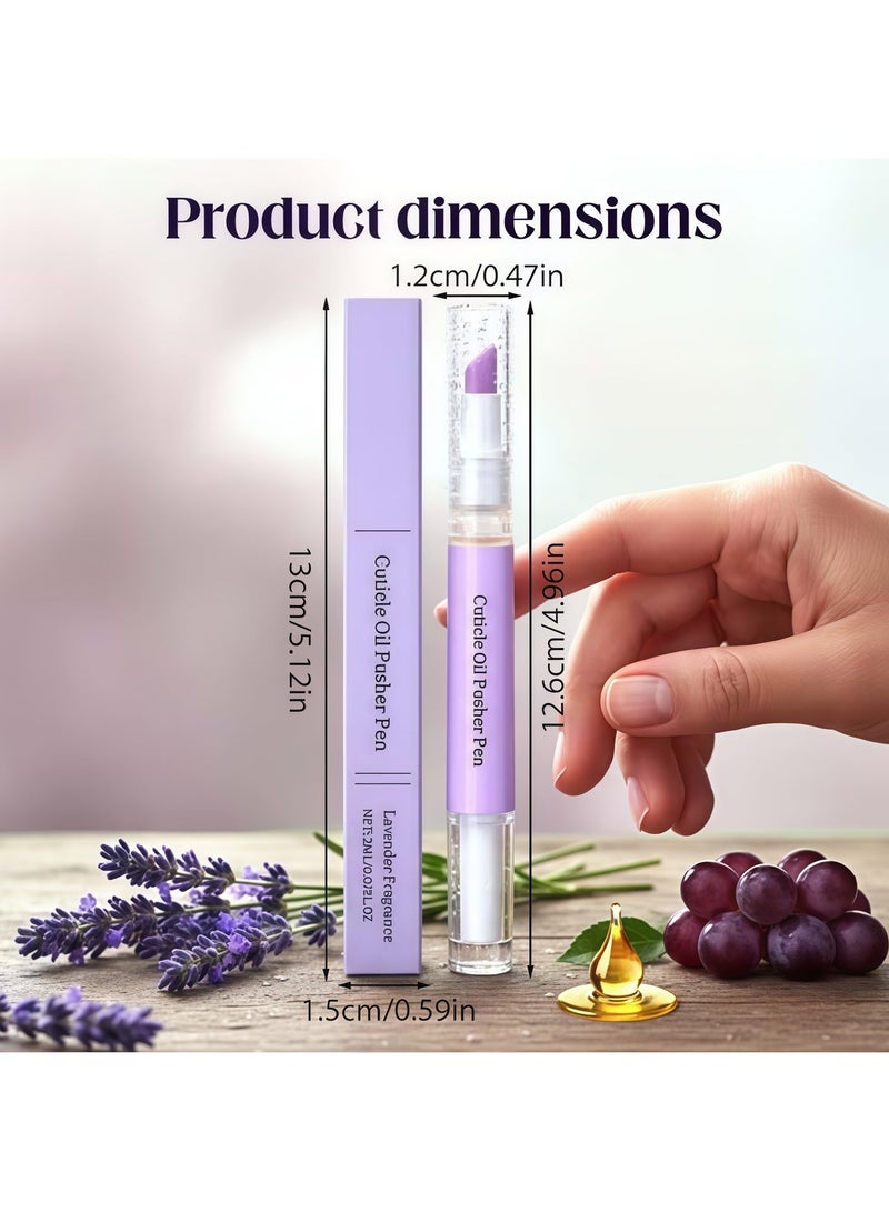 EELHOE 2‑in‑1 Nail Care Pen 3‑Pack, Cuticle & Hangnail Remover, Moisturizing Nutrition Pen for Dry Damaged Nail Folds - Image 4