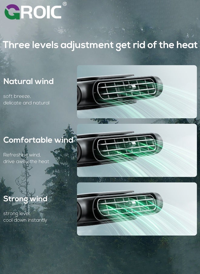 GROIC USB Car Seat Air Fan, 3 Level Adjustable Car Seat Fan, Portable Car Back Fans, Car Seat Cooling Fan, Easy to Install Car Seat Fan For Cars Trucks Pickups Sedans Vehicles - Image 4