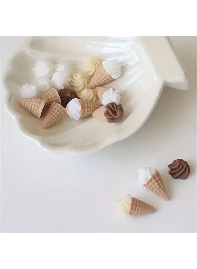Ice Cream Mold Mini DIY Silicone Mold For Drip Glue Gypsum Candle - Image 2