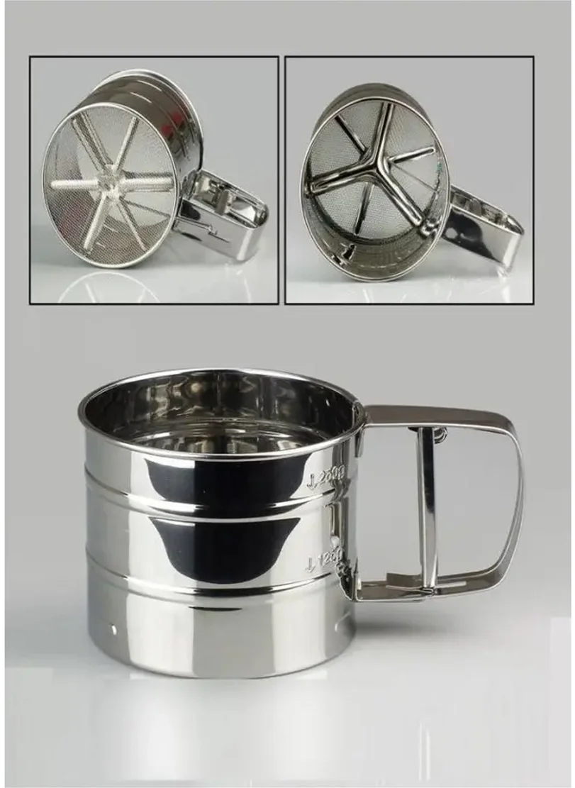 Toptan Bulurum Wholesale Metal Flour Sieve Large Size 1015-B