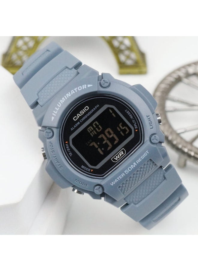 CASIO Resin Digital Watch W-219HC-2BVDF - Image 2