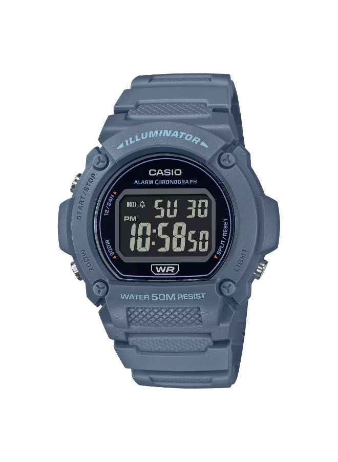 CASIO Resin Digital Watch W-219HC-2BVDF - Image 1