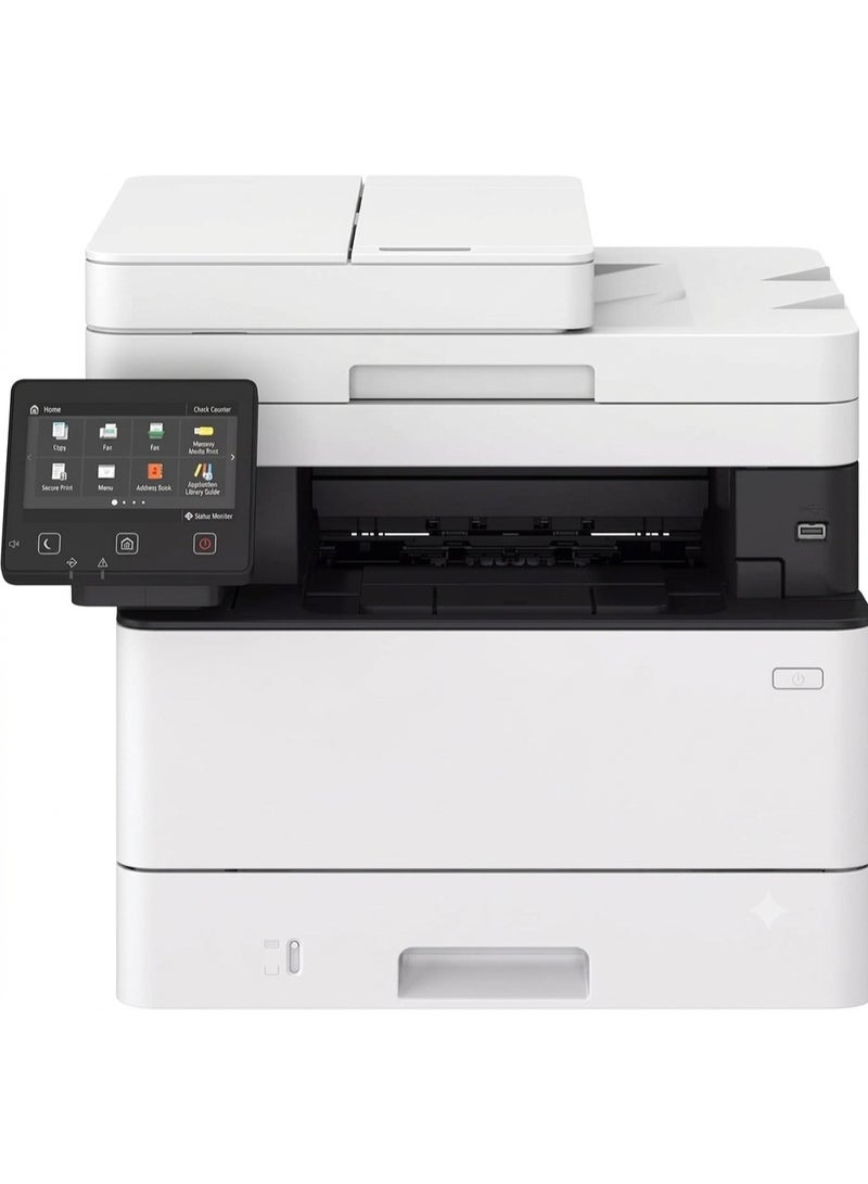Premium Wireless All-in-One Monochrome Laser Printer - 38 ppm High-Speed 4-in-1 Desktop Printer, Copier, Scanner, and Fax with Duplex - White - Image 2
