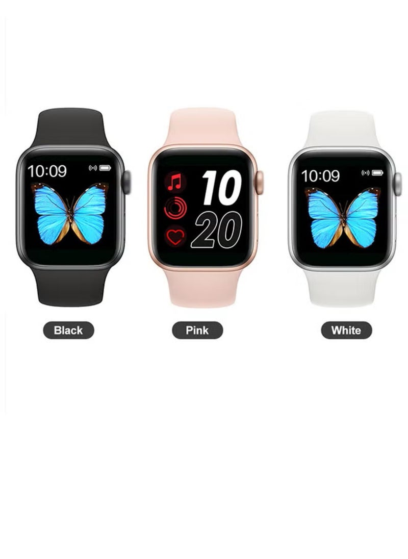 Generic - T500 Series IP67 Waterproof Sports Watch with Blood Pressure Monitor with Message Display in Pink Five Colors 300.0 mAh - Image 1