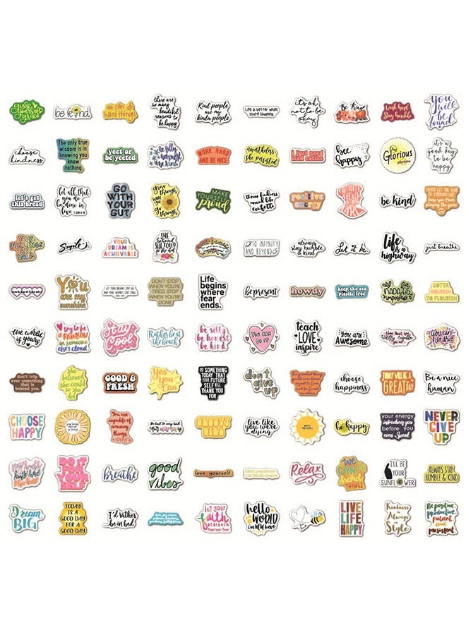 Peachjoy Inspirational Words Stickers, Motivational Quote Stickers for Teens and Adults Trendy Vinyl Positive Sticker for Water Bottles Book Laptop,200PCS - Image 2