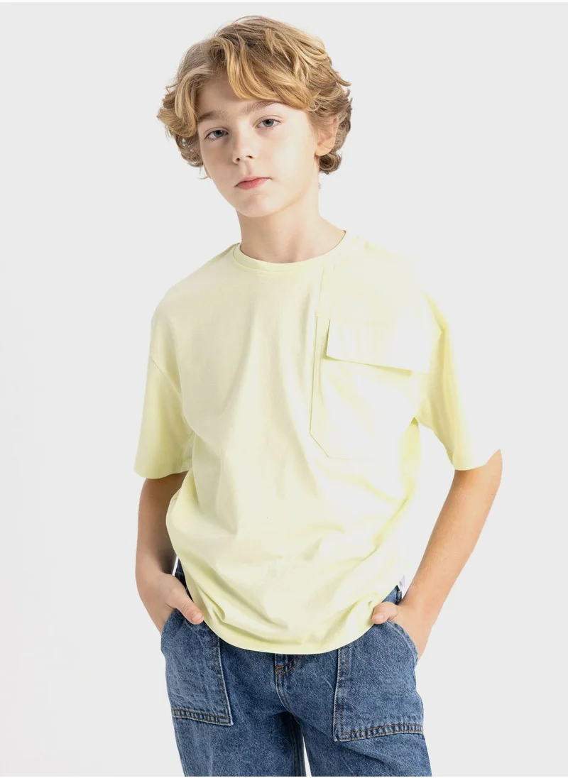 DeFacto Oversize Fit 3D Short Sleeve T-Shirt