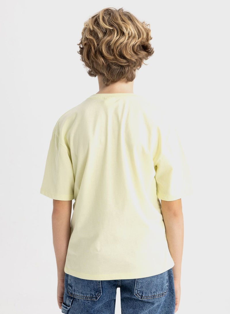 DeFacto Oversize Fit 3D Short Sleeve T-Shirt  - Image 2