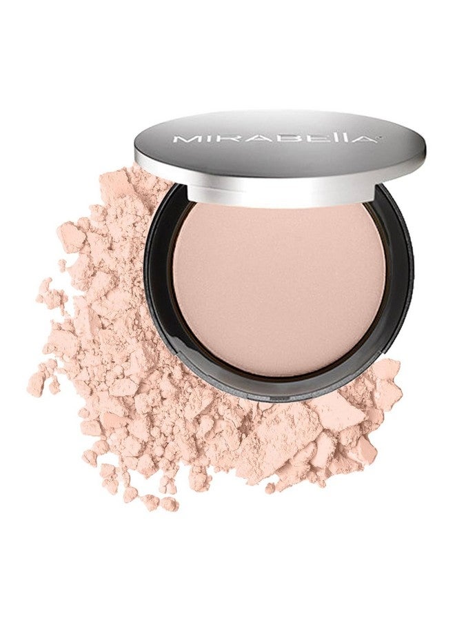 Mirabella Pure Press Powder Foundation Makeup, HD Finish Buildable Mineral Foundation for Sensitive Skin and All Skin Types with Age-Defying Benefits, Jojoba and Triglyceride, Original Fair I - Image 1