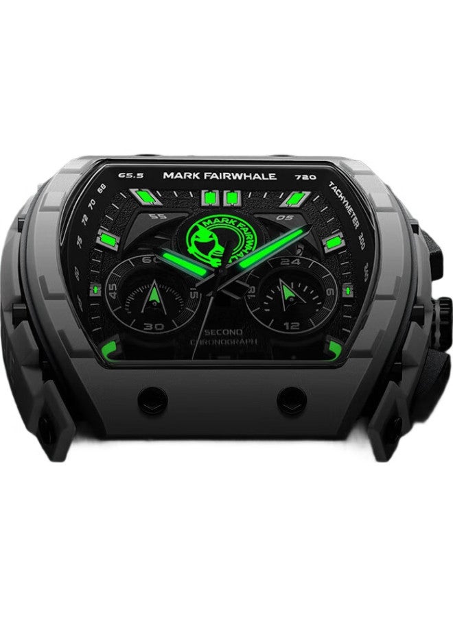 FAIRWHALE Watch Whale Series Men'S Mechanical Style Student Waterproof Watch With Date Display And Luminous Hands, Domestic Watch Fw-5670 - Image 2