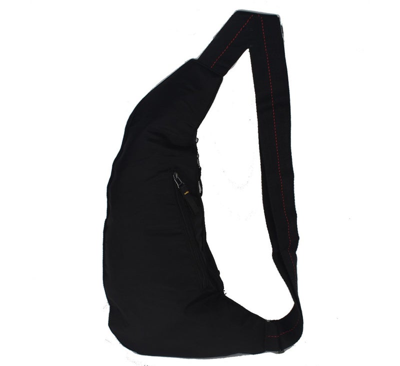 Innturt Nylon Sling Chest Bag Daypack Bicycle Travel Gym Backpack for Women Men Black - Image 2