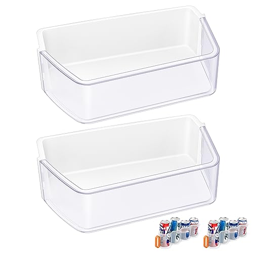 Alvar [2 PACK] UPGRADED DA97-17255A Refrigerator Door Bin Compatible with Samsung Refrigerator Door Shelf Replacement, Right Fridge Door Shelf Parts AP6784023, RF265BEAESG, RF265BEAESR, RF262BEAESR Door Bin - Image 1
