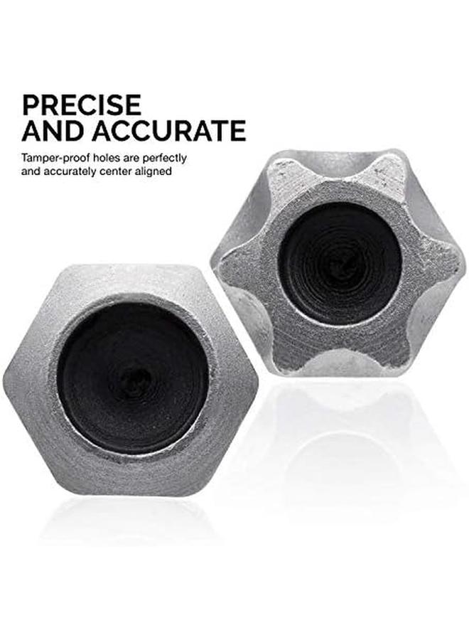 10048A Security Bit Set 100 Piece Set Cr V Steel 1 4 Inch Adapters Phillips Slotted Hex Torx Star Tamperproof Pozi Square Spanner Torque Tri Wing Clutch Spline Wing Nut Security Torx Bit Set - Image 3