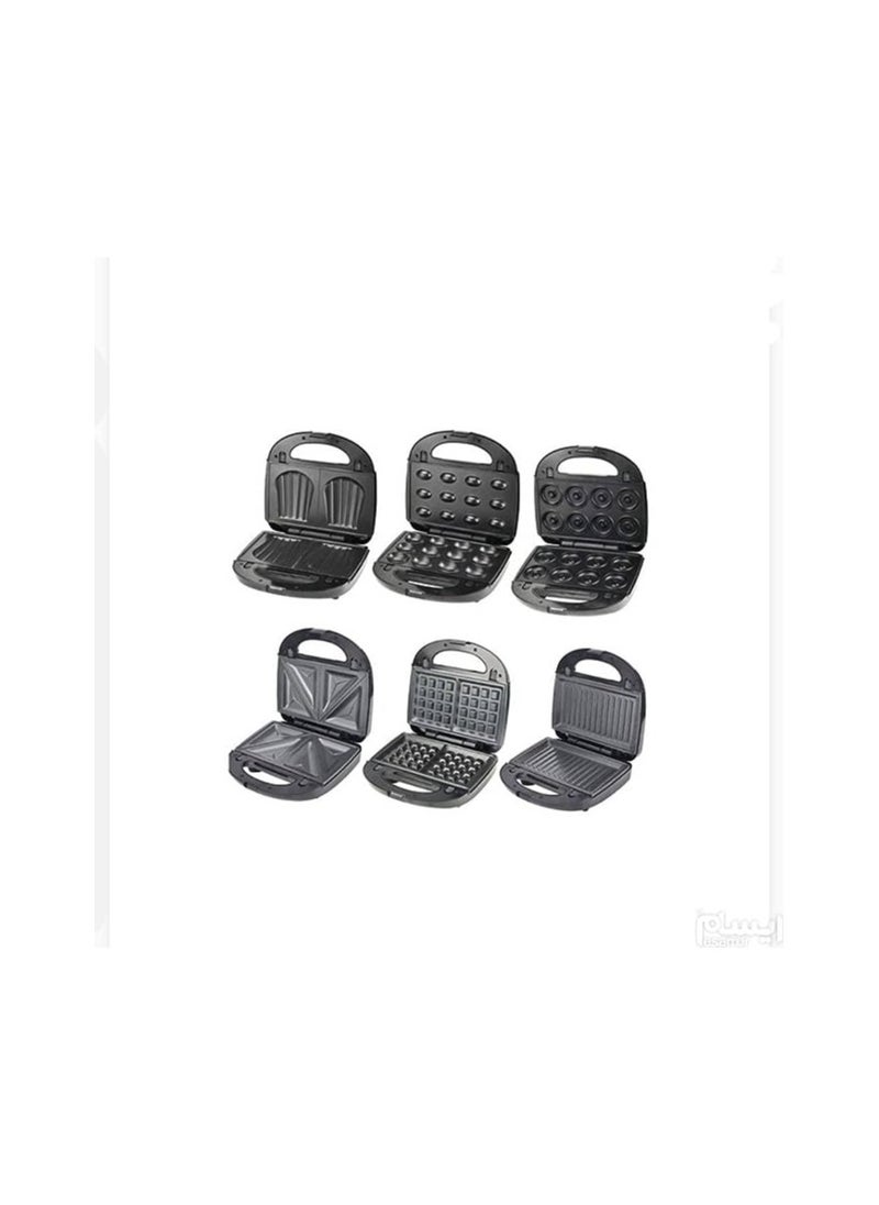 sokany - Sokany 7 in 1 Electric Sandwich and Waffle Maker, with 7 versatile molds - Image 1