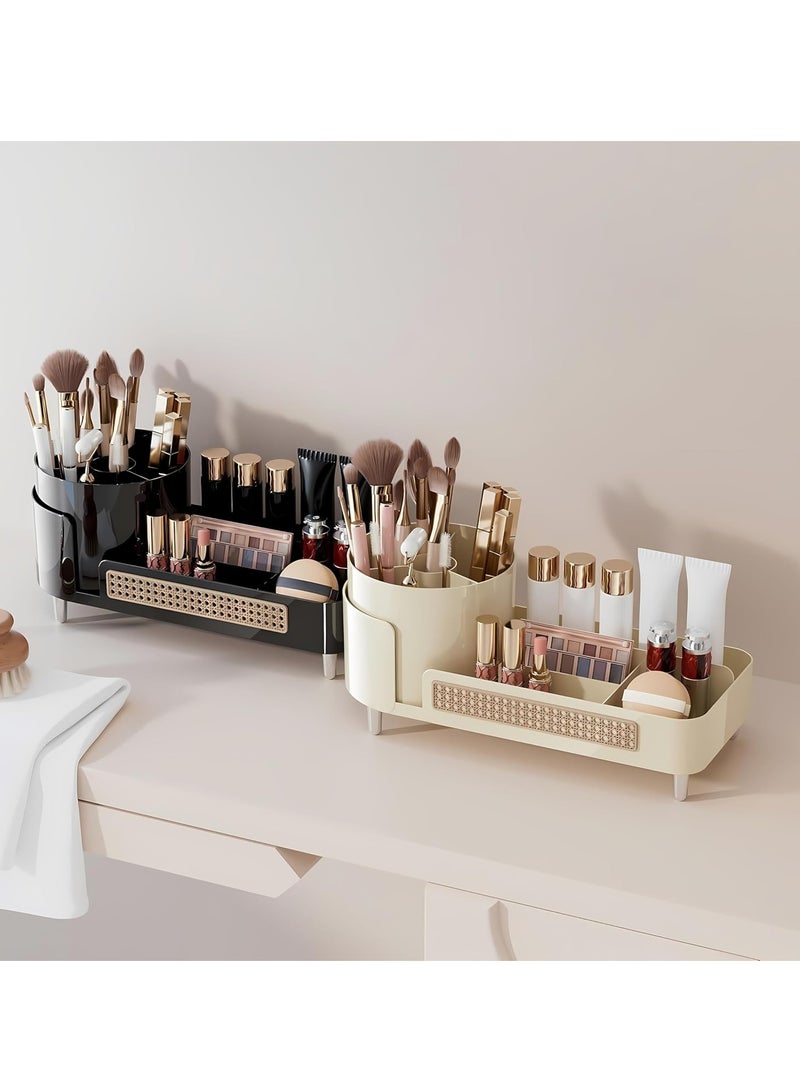 TRASSLE 360° Rotating Makeup Organizer,Versatile Cosmetic Storage for Vanity, Bathroom & Bedroom,for Skincare, Perfume, Brushes, Lipstick - Image 5