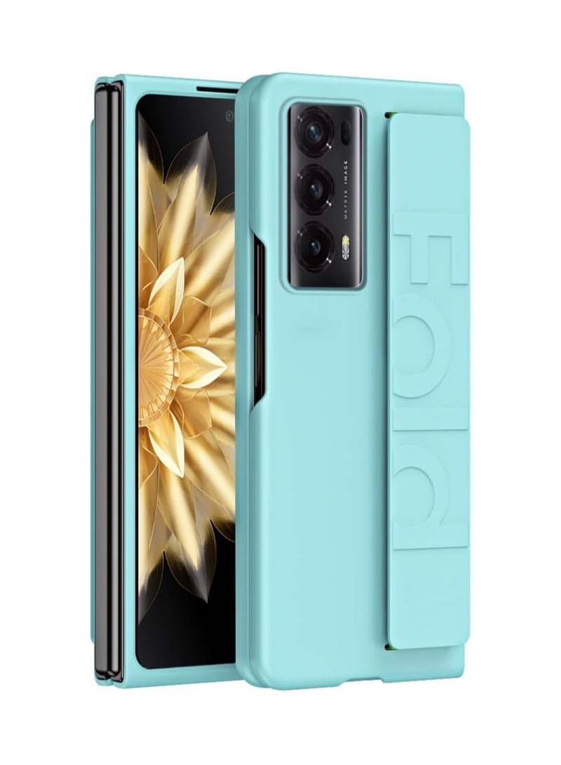 general Compatible Honor Magic V2 Phone Case with Hand Strap, Hard Shockproof PC Case Honor Magic V2 Phone Case Slim Phone Case