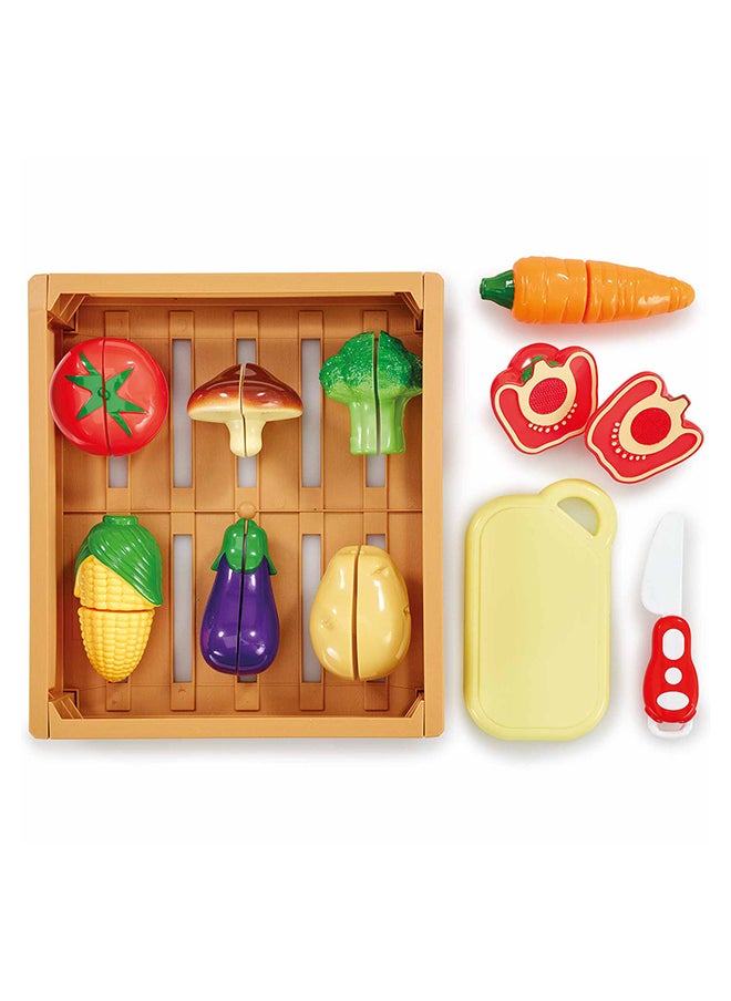 ADDO Busy Me Slice And Play Veggie Set, Kitchen Playset , Cooking Playset, Interactive Playset, Imaginative Play, Role Play , Pretend Play, Gift For Kids And Toddlers  - Image 2